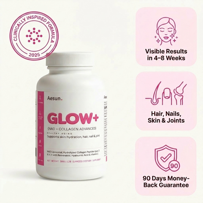 Aesun GLOW+ NAD⁺ & Collagen Gummies