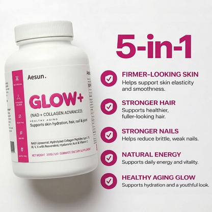GLOW+ | NAD⁺ & Collagen Gummy