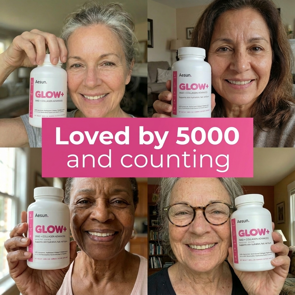Aesun GLOW+ | NAD⁺ & Collagen Gummy